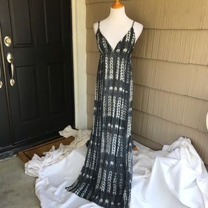 Love Stitch Black & White maxi dress.